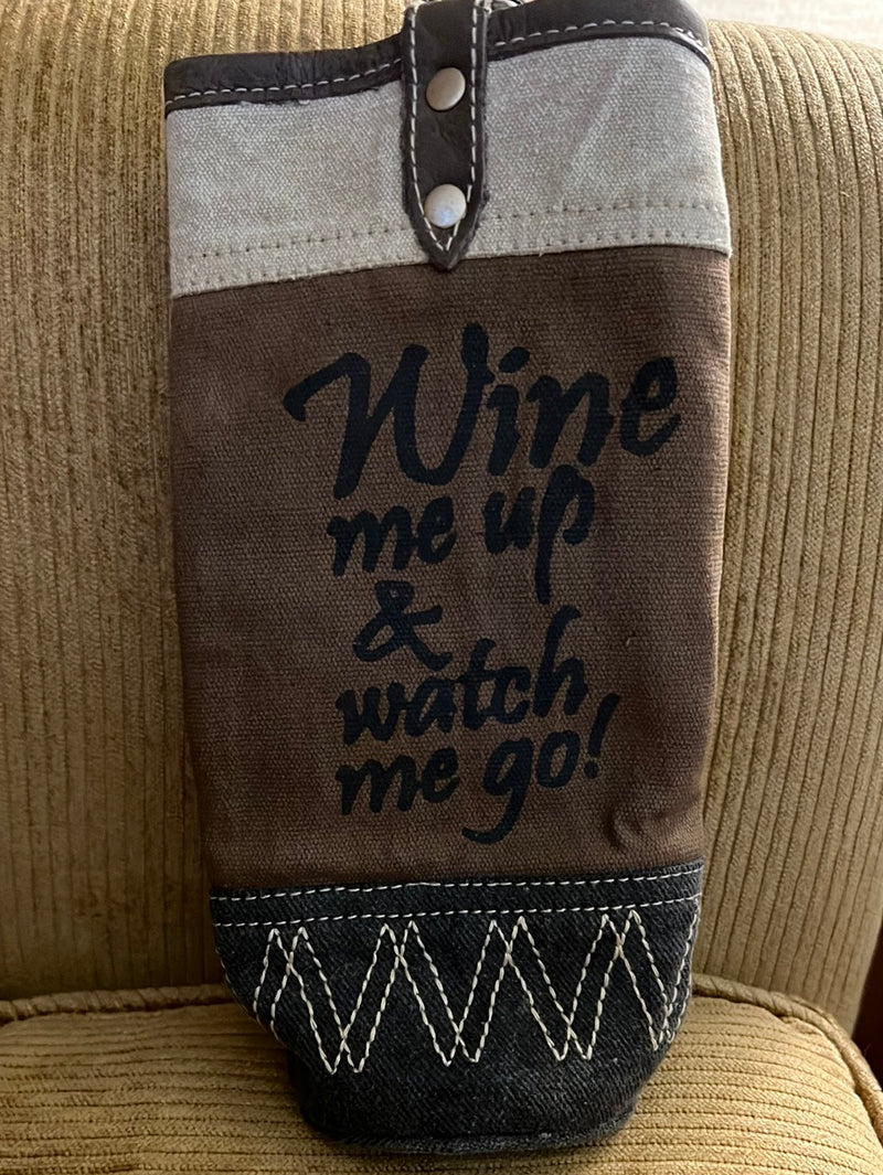 Wine Me Up Bottle Bag