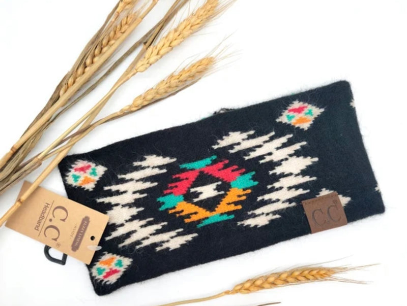 Aztec Patterned Head Wrap
