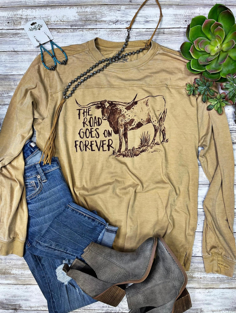 The road goes on forever Long Sleeve