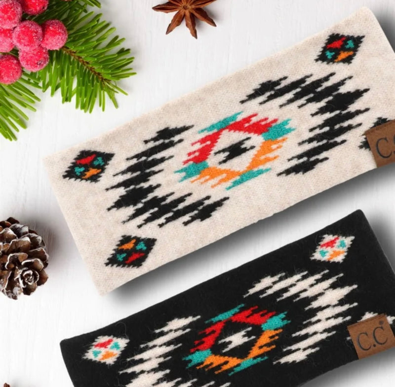 Aztec Patterned Head Wrap